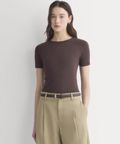 The Luxe Rib Crew | Coffee Bean