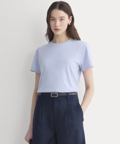 The Box-Cut Tee in Essential Cotton | Aleutian | No Pocket