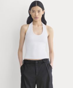 Halter Tank | White